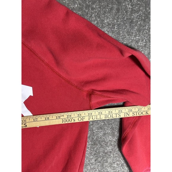 Victorias Secret PINK SPELLOUT Distressed Sweatshirt Womens Size Medium Pullover - Picture 8 of 9